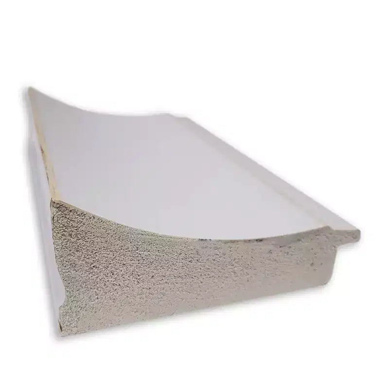 Specchio da parete quadrato con cornice 30 x 30 pollici – Finitura bianco tenue