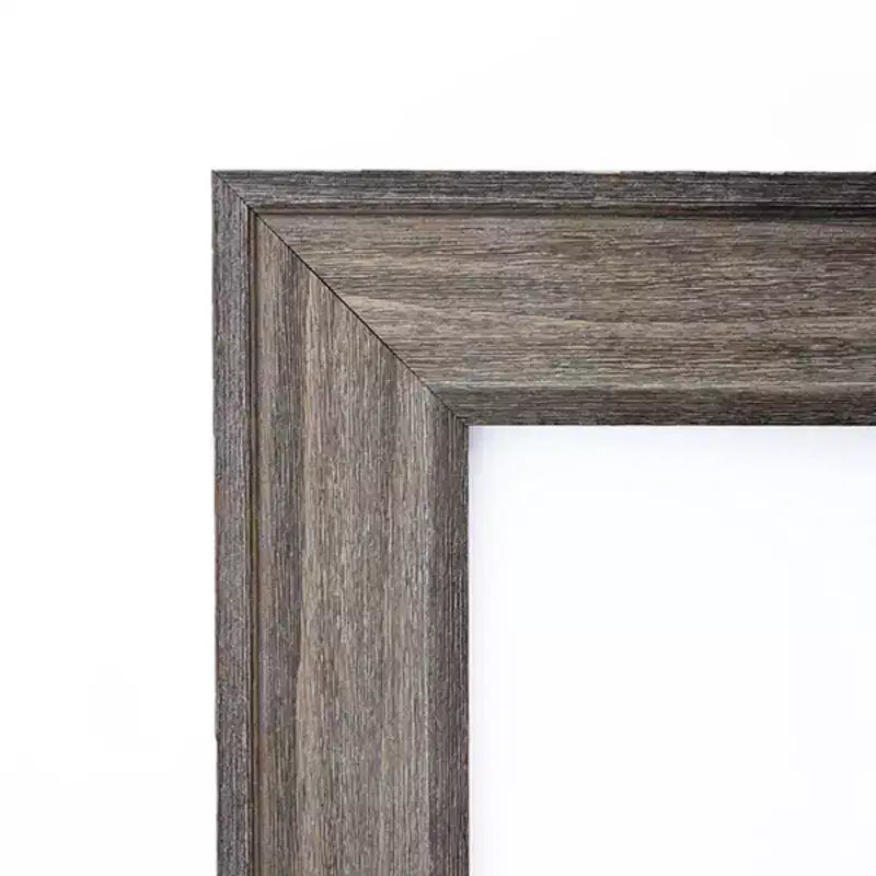 Specchio da parete rustico con cornice in legno – 104 x 74 cm