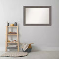 Specchio da parete rustico con cornice in legno – 104 x 74 cm