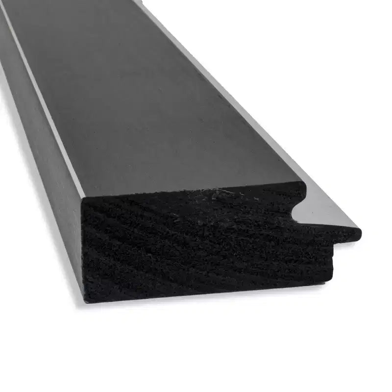 Specchio da parete quadrato - 80 x 80 cm, cornice nera e argento