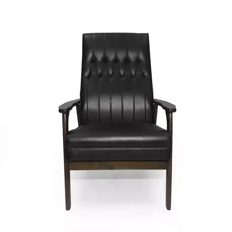 Sedia d'accento moderna imbottita - Design senza braccioli e schienale basso