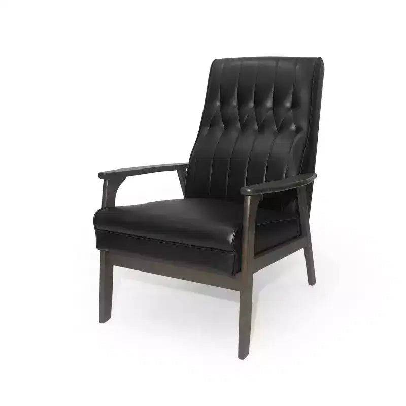 Sedia d'accento moderna imbottita - Design senza braccioli e schienale basso