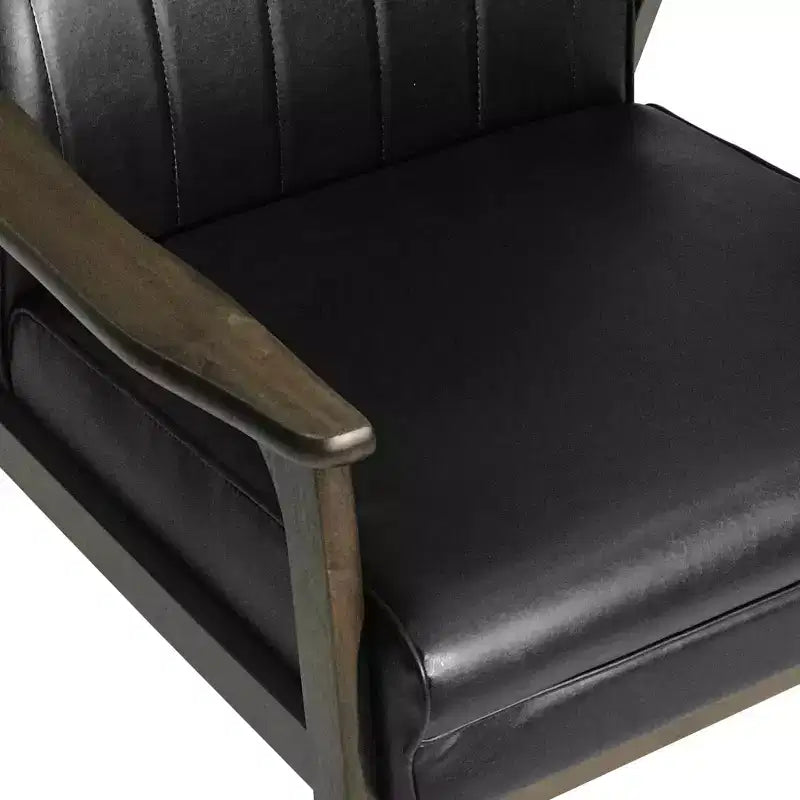 Sedia d'accento moderna imbottita - Design senza braccioli e schienale basso