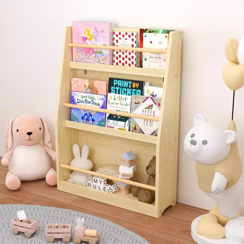 Libreria per bambini a 3 ripiani con frontalino