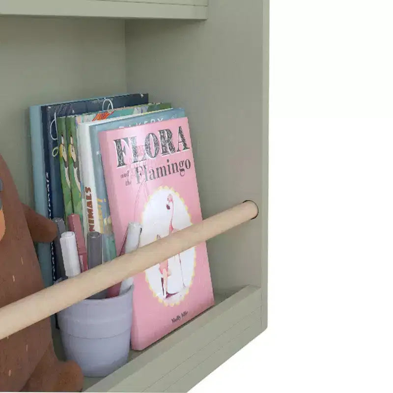 Libreria per bambini a 3 ripiani con frontalino