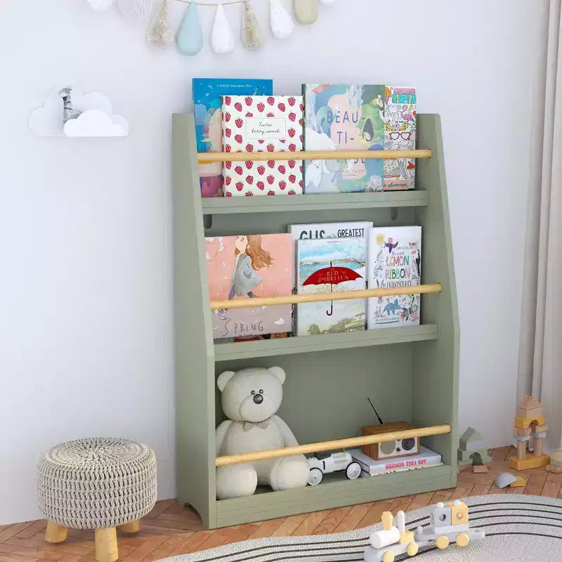 Libreria per bambini a 3 ripiani con frontalino