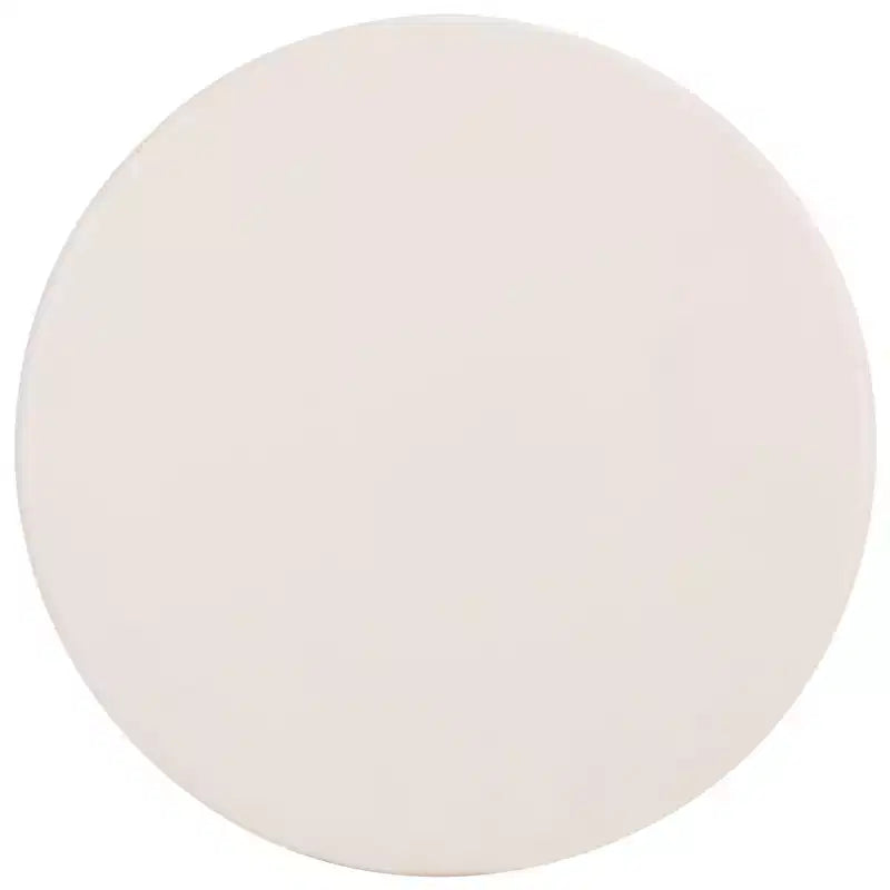 Sgabello rotondo in ferro con poggiapiedi - Altezza bancone 76 cm