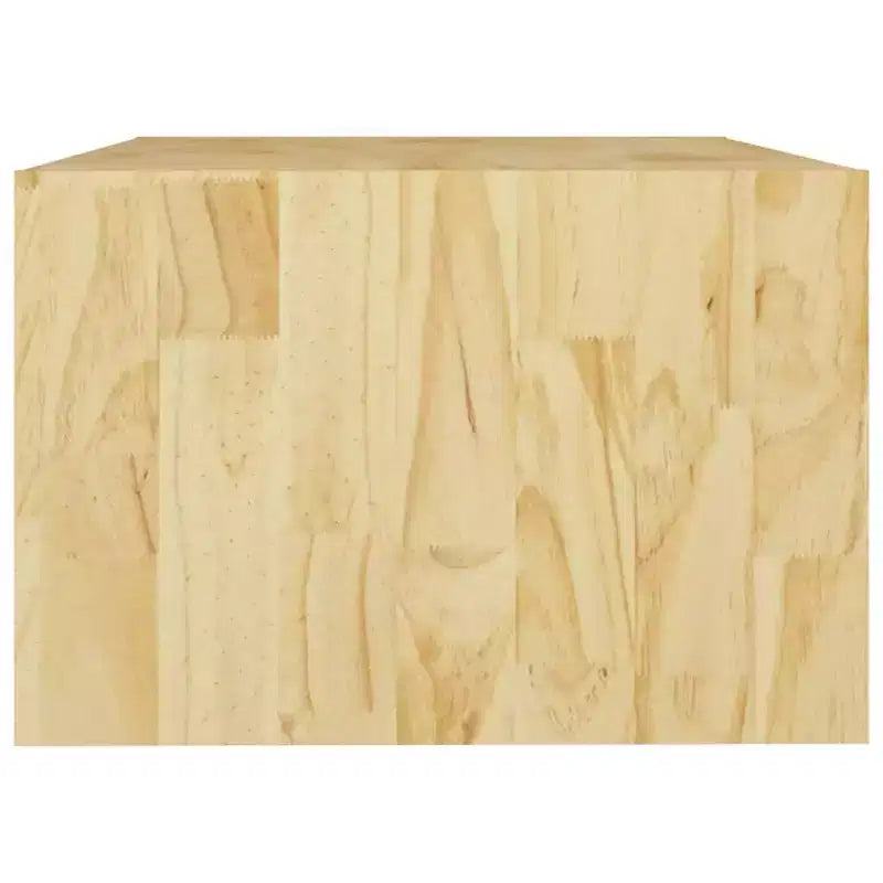 Tavolino da caffè in legno massello di pino – 75 x 33,5 cm – Diversi colori