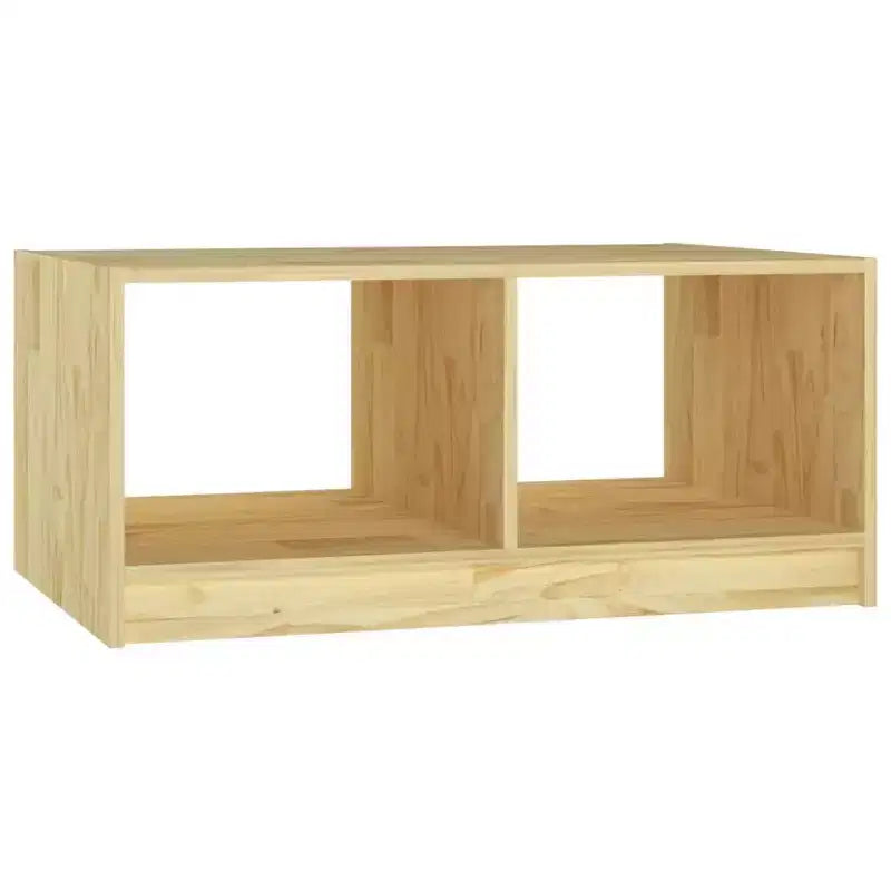 vidaXL Solid Pinewood Coffee Table 29.5x13.2 Couch End Table Multi Colors