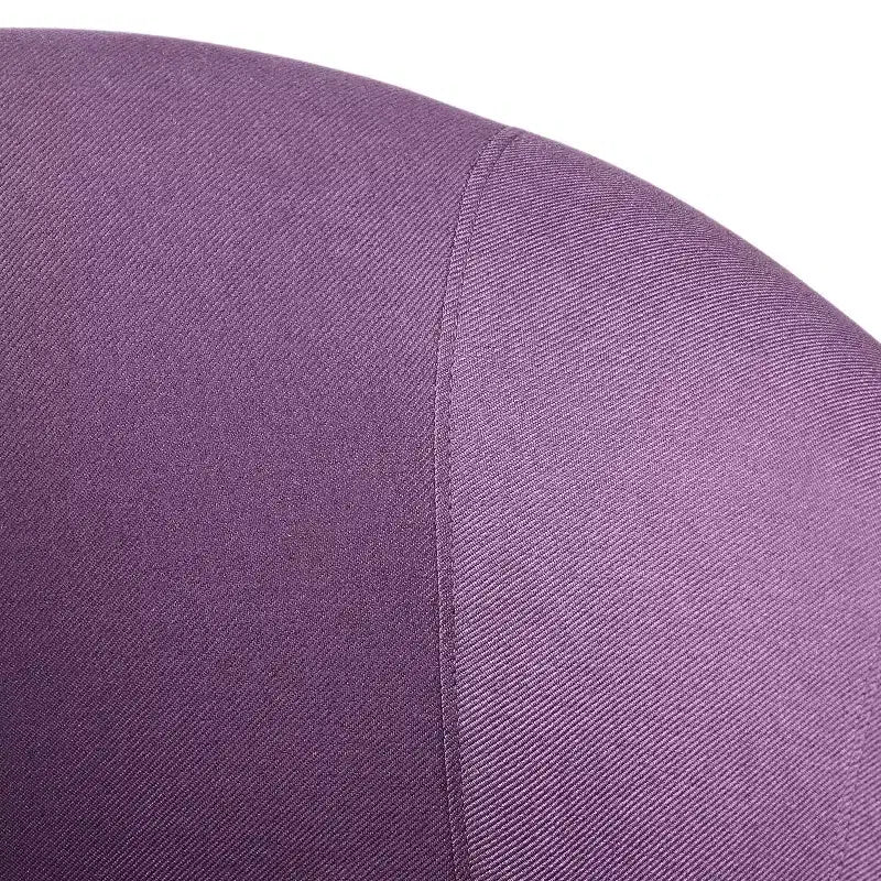 Poltroncina d'appoggio imbottita, senza braccioli e con schienale basso, per soggiorno e camera da letto