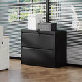 Classificatore metallico a 2 cassetti con serratura – Bianco
