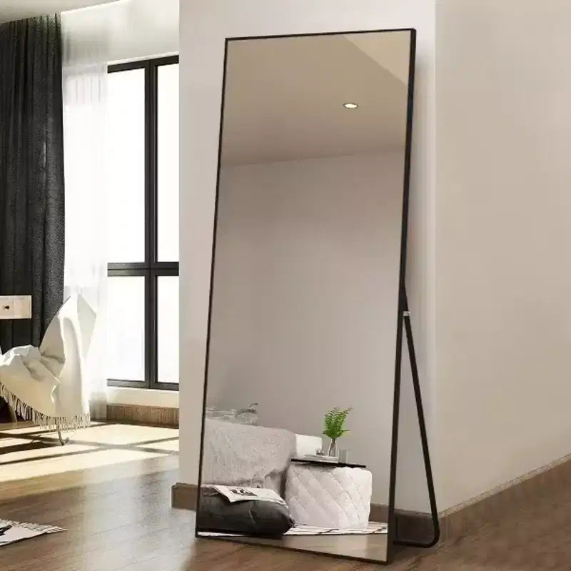 Specchio da terra a figura intera 71" x 24" con cornice in lega di alluminio