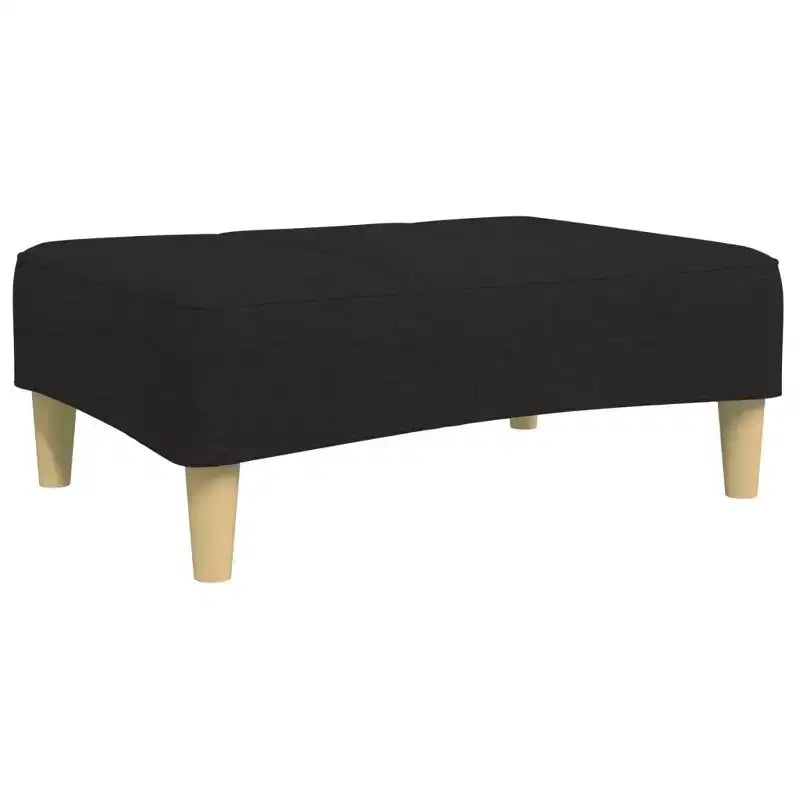 Divano Letto 2 Posti con Pouf – Rivestimento in Tessuto