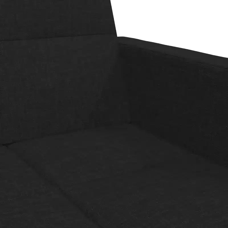 Divano Letto 2 Posti con Pouf – Rivestimento in Tessuto